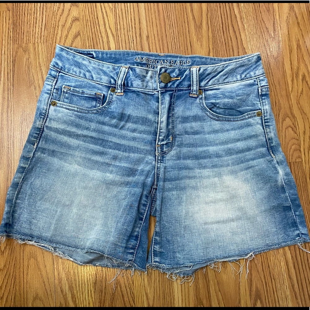 AEO midi shorts
